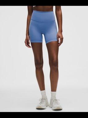 lululemon Prep blue Wundertrain 6' No Line 8